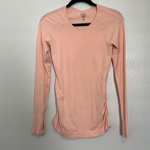 Athleta Peach Pullover Workout Top | Athleisure Shirt XS